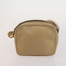 Salvatore Ferragamo Gancini Shoulder Bag Leather 2 Set White Beige Auth BA13060-10