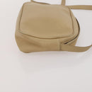 Salvatore Ferragamo Gancini Shoulder Bag Leather 2 Set White Beige Auth BA13060-12