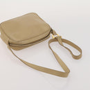 Salvatore Ferragamo Gancini Shoulder Bag Leather 2 Set White Beige Auth BA13060-13