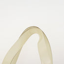 Salvatore Ferragamo Gancini Shoulder Bag Leather 2 Set White Beige Auth BA13060-6