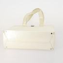 Salvatore Ferragamo Gancini Shoulder Bag Leather 2 Set White Beige Auth BA13060-7