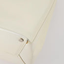 Salvatore Ferragamo Gancini Shoulder Bag Leather 2 Set White Beige Auth BA13060-8