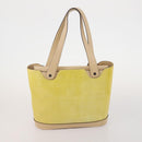 Salvatore Ferragamo Tasche Nylon Leder Vinyl 3er Set Gelb Klar Auth BA13061-10