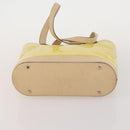 Salvatore Ferragamo Tasche Nylon Leder Vinyl 3er Set Gelb Klar Auth BA13061-14