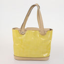 Salvatore Ferragamo Tasche Nylon Leder Vinyl 3er Set Gelb Klar Auth BA13061-9