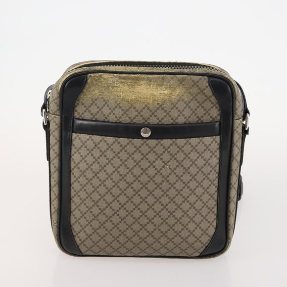 GUCCI GG Supreme Shoulder Bag PVC Leather 3 Set Beige Brown Auth BA13062