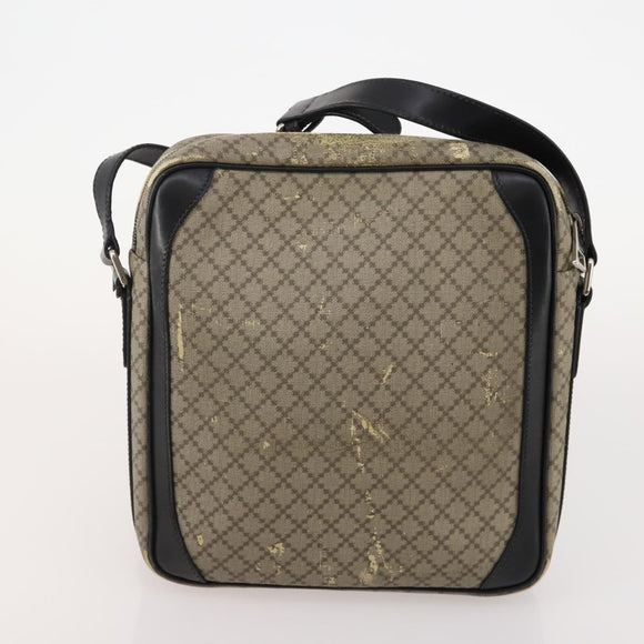 GUCCI GG Supreme Shoulder Bag PVC Leather 3 Set Beige Brown Auth BA13062