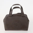 GUCCI GG Supreme Shoulder Bag PVC Leather 3 Set Beige Brown Auth BA13062-2