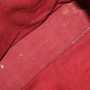 HERMES Her Line Handtasche Canvas 4er Set Rot Schwarz Auth BA13063-19