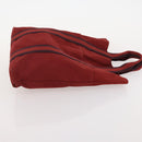 HERMES Her Line Handtasche Canvas 4er Set Rot Schwarz Auth BA13063-22