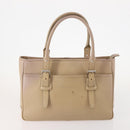 BURBERRY Shoulder Bag Leather plastic 2 Set Beige Brown Auth BA13064-2