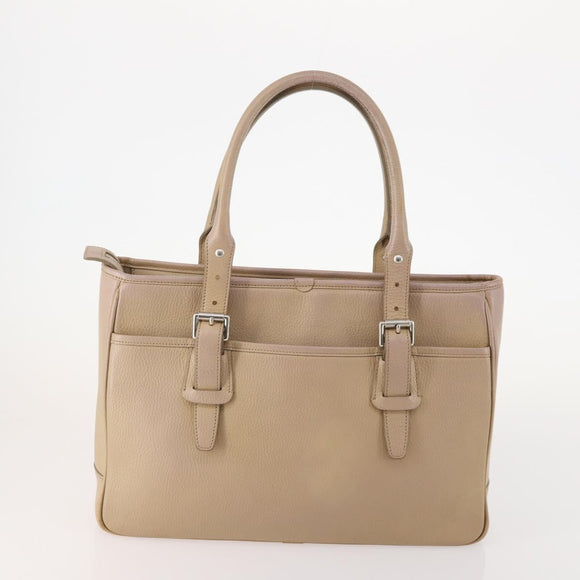 BURBERRY Shoulder Bag Leather plastic 2 Set Beige Brown Auth BA13064