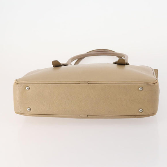 BURBERRY Shoulder Bag Leather plastic 2 Set Beige Brown Auth BA13064
