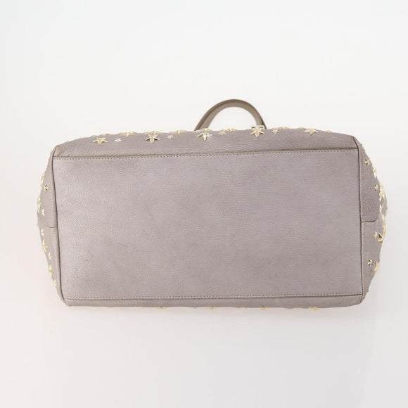 Jimmy Choo Long Wallet Leather 2 Set Gray Purple Auth BA13065