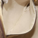GUCCI GG Supreme Web Sherry Line Schultertasche PVC Beige Gold 547926 Auth BA13068-23