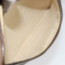 GUCCI GG Supreme Web Sherry Line Schultertasche PVC Beige Gold 547926 Auth BA13068-24