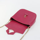 BVLGARI Schouderkettingtas Leer Roze Goud Auth BA13069A-16