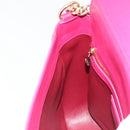 BVLGARI Schouderkettingtas Leer Roze Goud Auth BA13069A-20