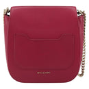 BVLGARI Schouderkettingtas Leer Roze Goud Auth BA13069A-3