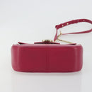 BVLGARI Schouderkettingtas Leer Roze Goud Auth BA13069A-9