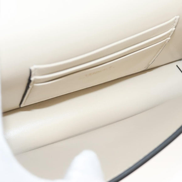 VERSACE Chain Shoulder Bag Patent leather Gold Auth BA1306AM