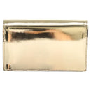 VERSACE Chain Shoulder Bag Patent leather Gold Auth BA1306AM-2