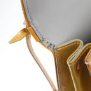 LOUIS VUITTON Monogram Vernis Spring Street Hand Bag Gris M91029 LV Auth BA13070-18