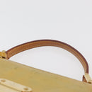 LOUIS VUITTON Monogram Vernis Spring Street Hand Bag Gris M91029 LV Auth BA13070-8