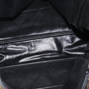 CHANEL Matelasse Chain Tote Bag Leather Black Gold CC Auth BA13071-16
