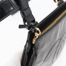 CHANEL Matelassé heuptas Lakleer Zwart Goud CC Auth BA13072-9