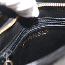 CHANEL Matelassé heuptas Lakleer Zwart Goud CC Auth BA13072-18