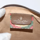 GUCCI GG Supreme Web Sherry Line Clutch Tas PVC Beige Rood 89 01 012 Auth BA13074-9
