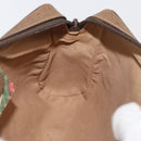 GUCCI GG Supreme Web Sherry Line Clutch Tas PVC Beige Rood 89 01 012 Auth BA13074-11