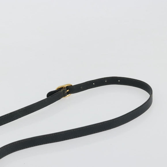 GUCCI GG Supreme Sherry Line Shoulder Bag PVC Navy Gold 119 02 087 Auth BA13075