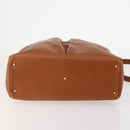GUCCI Bamboo Tote Bag Leather 2way Brown Gold 002 2855 0322 0 Auth BA13078-5