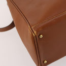 GUCCI Bamboo Tote Bag Leather 2way Brown Gold 002 2855 0322 0 Auth BA13078-17