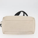 BALENCIAGA Tote Bag Canvas Beige Silver Auth BA13082-5