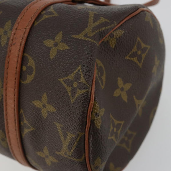LOUIS VUITTON Damier Ebene Papillon 26 Hand Bag M51304 LV Auth BA13084