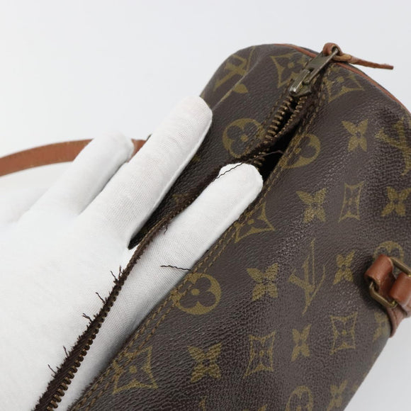LOUIS VUITTON Damier Ebene Papillon 26 Hand Bag M51304 LV Auth BA13084
