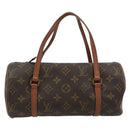 LOUIS VUITTON Damier Ebene Papillon 26 Hand Bag M51304 LV Auth BA13084-13
