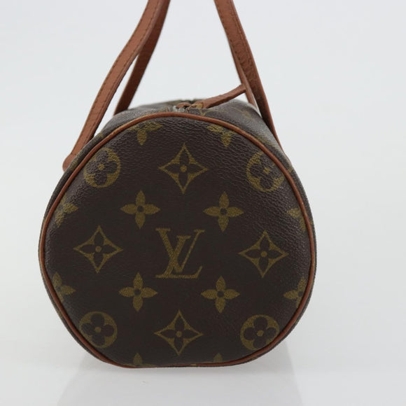 LOUIS VUITTON Damier Ebene Papillon 26 Hand Bag M51304 LV Auth BA13084