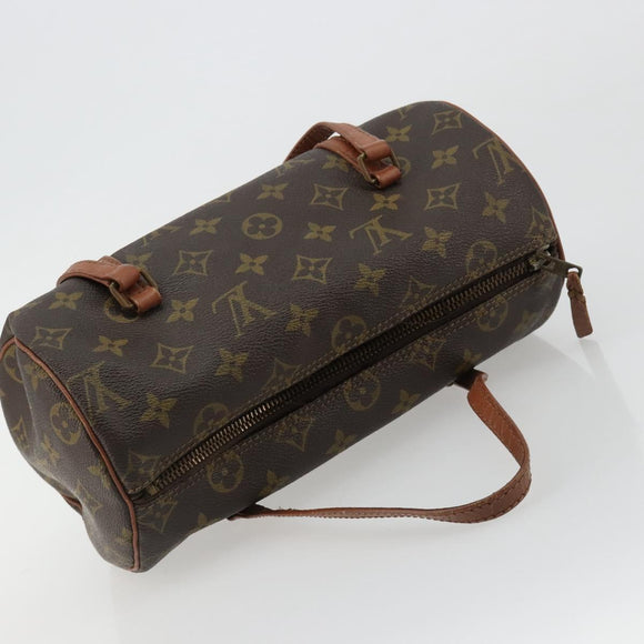 LOUIS VUITTON Damier Ebene Papillon 26 Hand Bag M51304 LV Auth BA13084