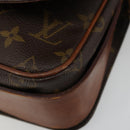 LOUIS VUITTON Monogram Cartouchiere MM Umhängetasche M51253 LV Auth BA13085-14