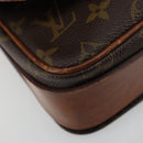 LOUIS VUITTON Monogram Cartouchiere MM Umhängetasche M51253 LV Auth BA13085-15