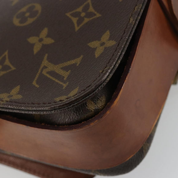 LOUIS VUITTON Monogram Cartouchiere MM Umhängetasche M51253 LV Auth BA13085