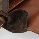 LOUIS VUITTON Monogram Cartouchiere MM Umhängetasche M51253 LV Auth BA13085-21