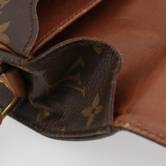 LOUIS VUITTON Monogram Cartouchiere MM Umhängetasche M51253 LV Auth BA13085