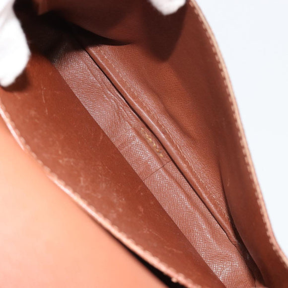 LOUIS VUITTON Monogram Cartouchiere MM Umhängetasche M51253 LV Auth BA13085