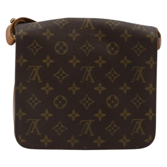 LOUIS VUITTON Monogram Cartouchiere MM Umhängetasche M51253 LV Auth BA13085