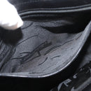 Salvatore Ferragamo Tote Bag Leather Black Silver Auth BA13088-21